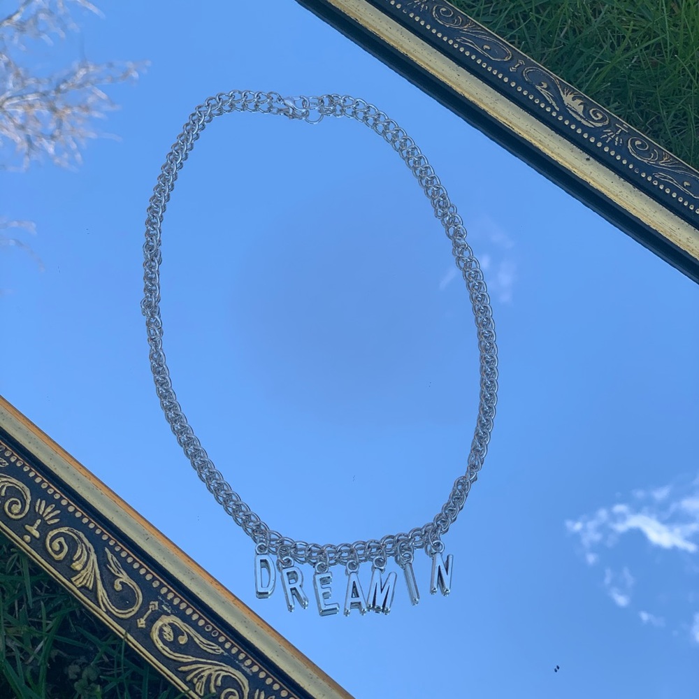 handmade silver chain necklace